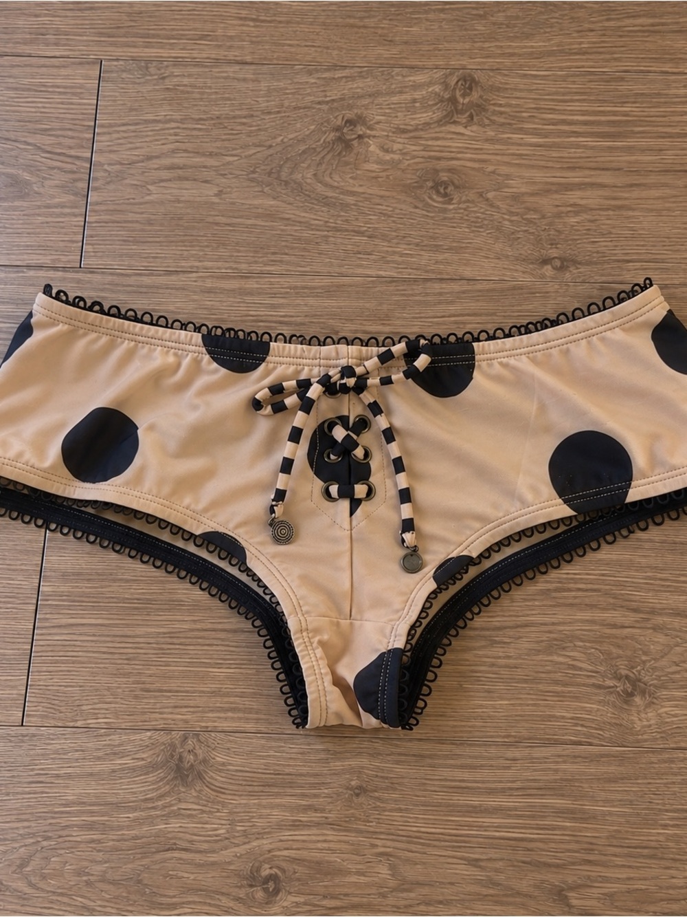 Jaded London Lola Polka-Dot Mini-Short
Bikini Bottoms